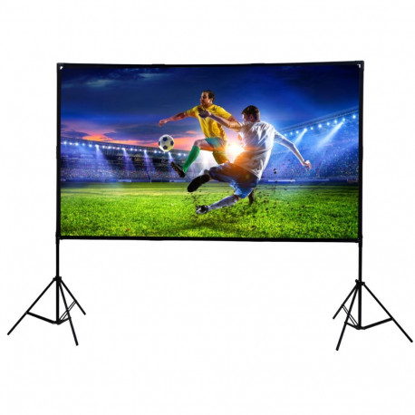 Extralink Foldable Projection Screen 72" PSF-72 Foldable projection screen 16:9, 160x90cm, white