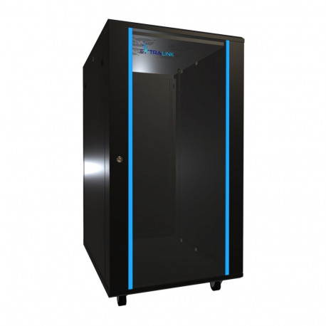 Extralink 22U 600x800 Black Rackmount cabinet standing