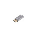 Adapter AV Lanberg DisplayPort - HDMI hõbedane (AD-DP-HD-03)