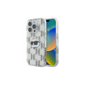 Karl Lagerfeld KLHCP16LHKLPCHT iPhone 16 Pro 6.3" läbipaistev kõvaümbris IML Choupette He