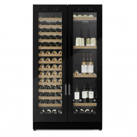 Caso 00674 veinijahuti WineChef Duo, kuni 122 pudelit, kompressortehnoloogiaga, must | Caso