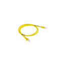 PATCHCORD CAT.6 UTP 1M YELLOW FLUKE PASSED LANBERG