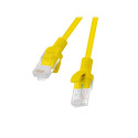 PATCHCORD CAT.6 UTP 1M YELLOW FLUKE PASSED LANBERG