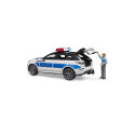 Pojazd range rover velar policyjny z figurką