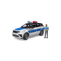 Pojazd range rover velar policyjny z figurką