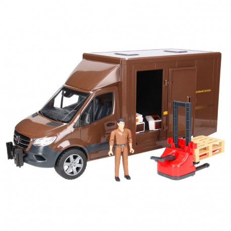 Pojazd mercedes-benz sprinter ups z kierowcą i akcesoriami