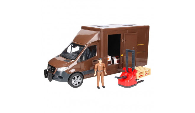 Pojazd mercedes-benz sprinter ups z kierowcą i akcesoriami