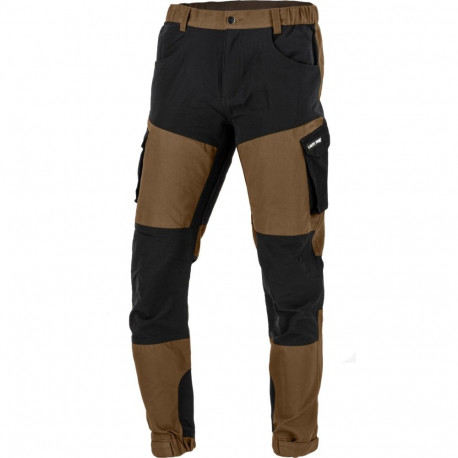 Lahti pruunid-mustad stretch-elementidega püksid, M, CE