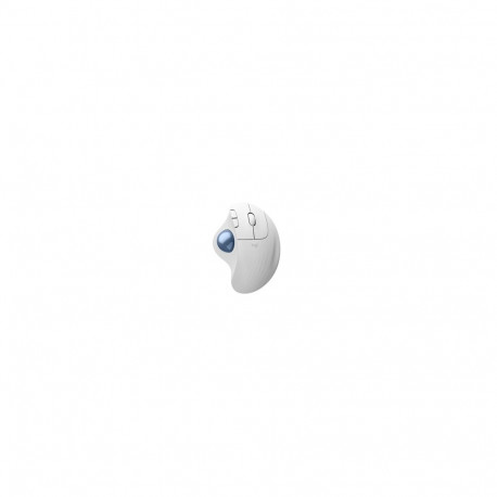 Logitech juhtmevaba pall-hiir ERGO M575S BT EMEA28-935, kreemikasvalge, sinine pall