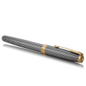Täitepliiats Parker Sonnet Premium Chiselled Silver GT (F) - 1931489