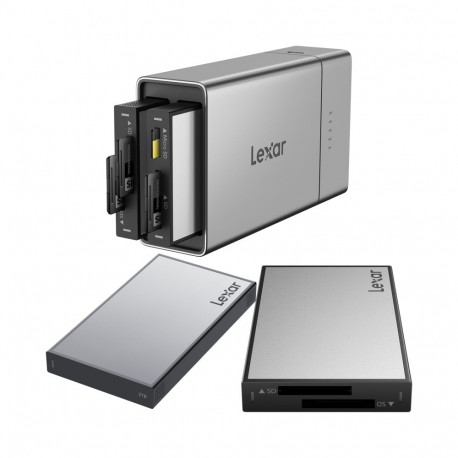 Lexar Professional Workflow Go I with Dual SD reader and 2TB SSD