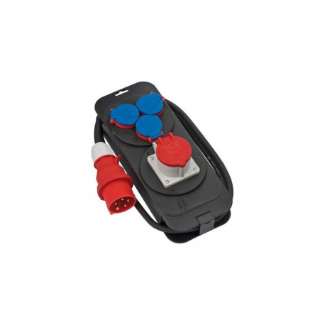 Brennenstuhl 1151600010 power distribution unit (PDU) 4 AC outlet(s) Black, Blue, Red