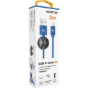 Aligator DATKP30 USB cable 2 m USB 3.2 Gen 1 (3.1 Gen 1) USB A USB C Blue