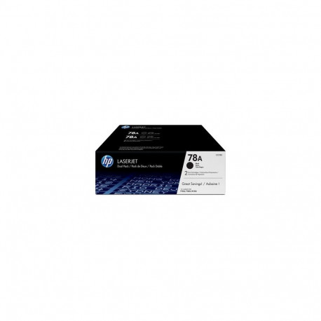 HP 78A 2-pack Black Original LaserJet Toner Cartridges