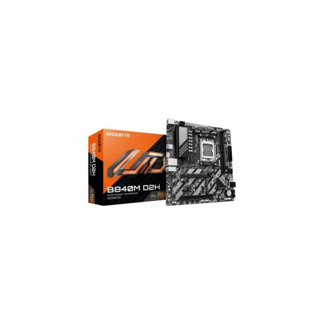 GIGABYTE B840M D2H Motherboard - AMD Ryzen 9000 CPUs, 5+2+2 Phases VRM, up to 7600MHz DDR5, 1xPCIe 4
