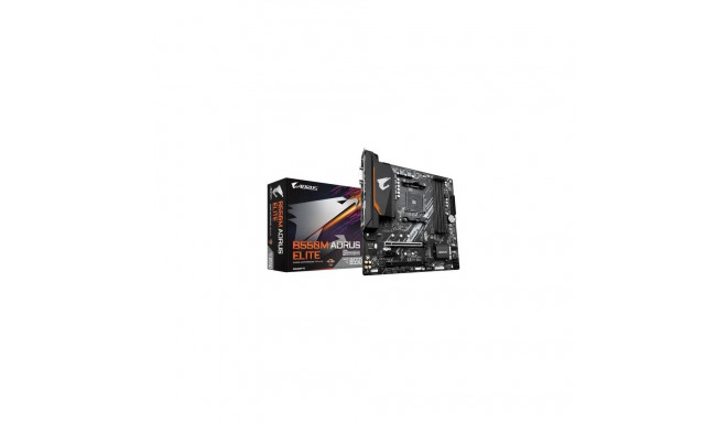 GIGABYTE B550M AORUS ELITE Motherboard - AMD Ryzen 5000 CPUs, 5+3 Phases VRM, up to 4733MHz DDR4, 1x
