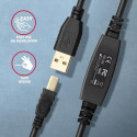 Axagon ADR-220B USB 2.0 A-M -> B-M active connecting/repeater cable 20m - Kabel - Digital/Dat Axagon ADR-220B USB 2.0 A-M -> B-M active connecting/repeater cable 20m - Kabel - Digital/Dat