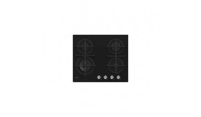 Candy CDK6GF4WEKB Black Built-in 59.5 cm Gas 4 zone(s)