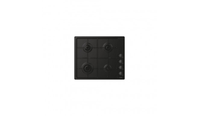 Candy Idea CHW6LBB Black Built-in 60 cm Gas 4 zone(s)