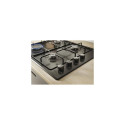 Candy Idea CHW6LBB Black Built-in 60 cm Gas 4 zone(s)