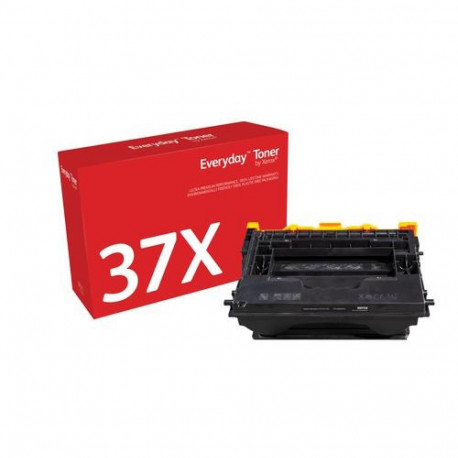 EverydayTM Black Toner by Xerox compatible with HP 37X (CF237X), High capacity