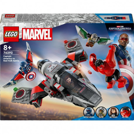 "LEGO 76292 Marvel Super Heroes Showdown zwischen Captain America und Red Hulk"