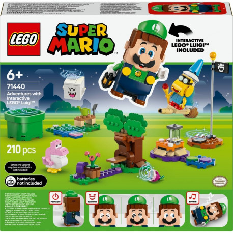 "LEGO 71440 Super Mario Abenteuer mit dem interaktiven LEGO Luigi"