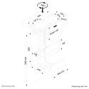 "Universeller PC-Halter 30KG CPU-D250BLACK Neomounts"