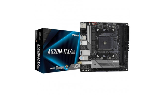 "ASROCK A520M-ITX/AC (AM4) (D)"