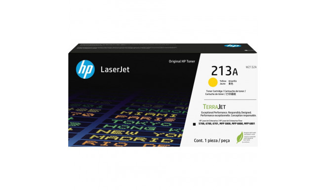 "HP 213A Yellow Original LaserJet Toner Cartridge"