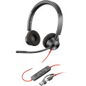 "HP Poly Blackwire 3320 Stereo Microsoft Teams Certified USB-C Headset +USB-C/A Adapter (214012-01)"