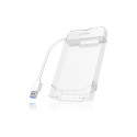 "ICY BOX IB-AC703-U3 USB-A 3.0 Adapter für 2.5"" SATA HDD/SSD mit Kunststoffhülle"