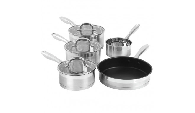 Salter BW06746EU7 Timeless Collection Stainless Steel 5 Piece Pan Set