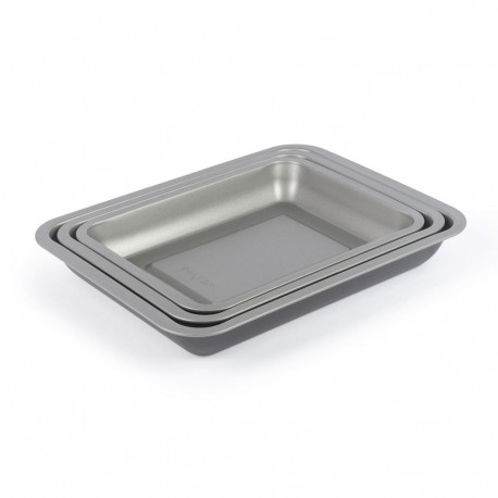Salter BW13675 Essentials 3-Piece Roasting Tray Set