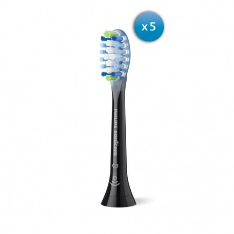 Sonicare C3 Premium Plaque Defence hambaharjaotsikud komplekt 4 + 1 must HX9045/88