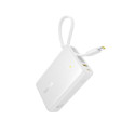 Baseus PicoGo digitaalse ekraaniga 10000mAh 45W valge