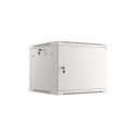 Lanberg hanging rack cabinet 19" 9U 600X600 gray metal doors