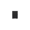Lanberg free-standing rack cabinet 19" 22U 600x800 black