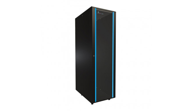 Extralink 42U 600x1000 must põrandal seisev rack-kapp