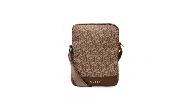 Guess GUTB10HGCFSEW 10" pruun GCube Stripe tahvelarvuti kott