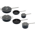 Joseph Joseph Space Folding Han. Ceramic N/S 6pc Blue Cookware