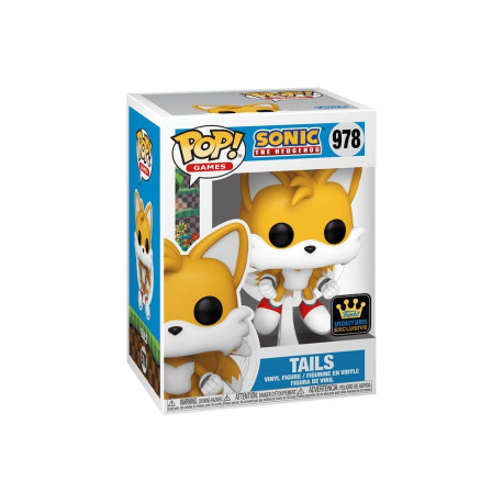 FUNKO POP! Vinyl Figure: Sonic - Tails (w/Chase, flocked)