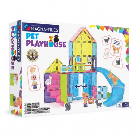 MAGNA-TILES magnet constructor set Pet Playhouse, 50 pcs
