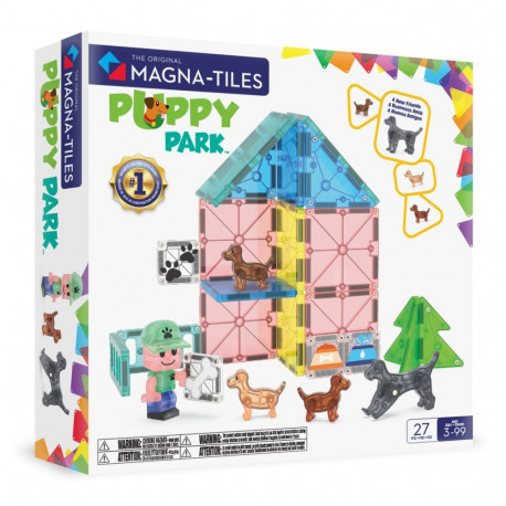 MAGNA-TILES magnet constructor set Puppy Park, 27 pcs