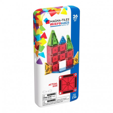 MAGNA-TILES Micromags reisikomplekt, 26 osa