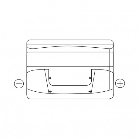 Exide Excell 71Ah 670A 278x175x175-+