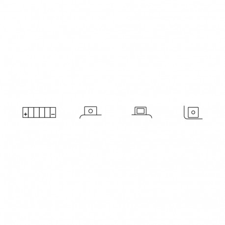 12V 8Ah YT9B-BS AGM 150x70x105+- Exide