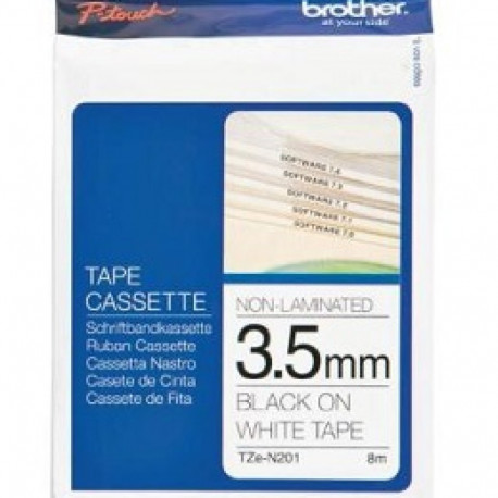 BROTHER TZEN201 3,5 BLACK ON WHITE NON L