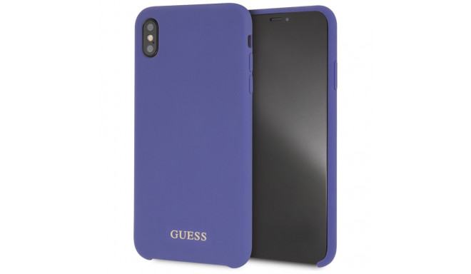 Guess Silicone iPhone Xs Max Case - Purple