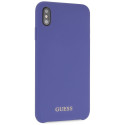 Guess Silicone iPhone Xs Max Case - Purple